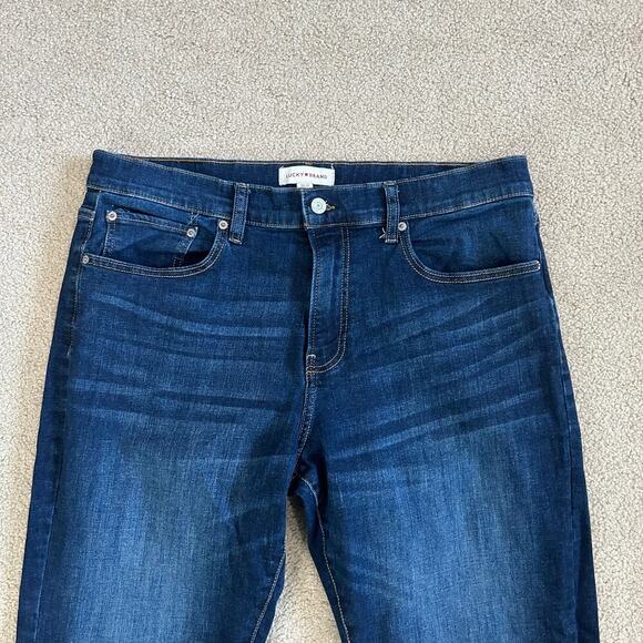 Lucky Brand Mens 412 Athletic Slim Coolmax Jeans Seneca Blue Size 33 x 32 - Picture 4 of 9